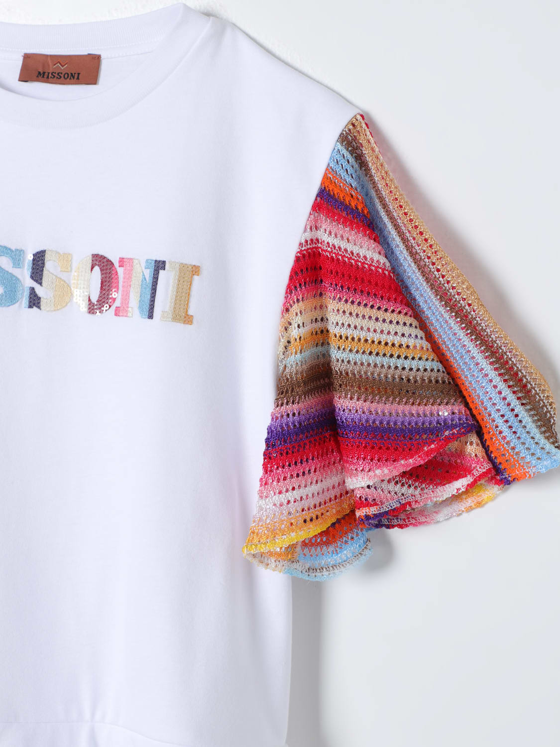 MISSONI 连衣裙: 连衣裙 儿童 Missoni, 白色 - Img 3