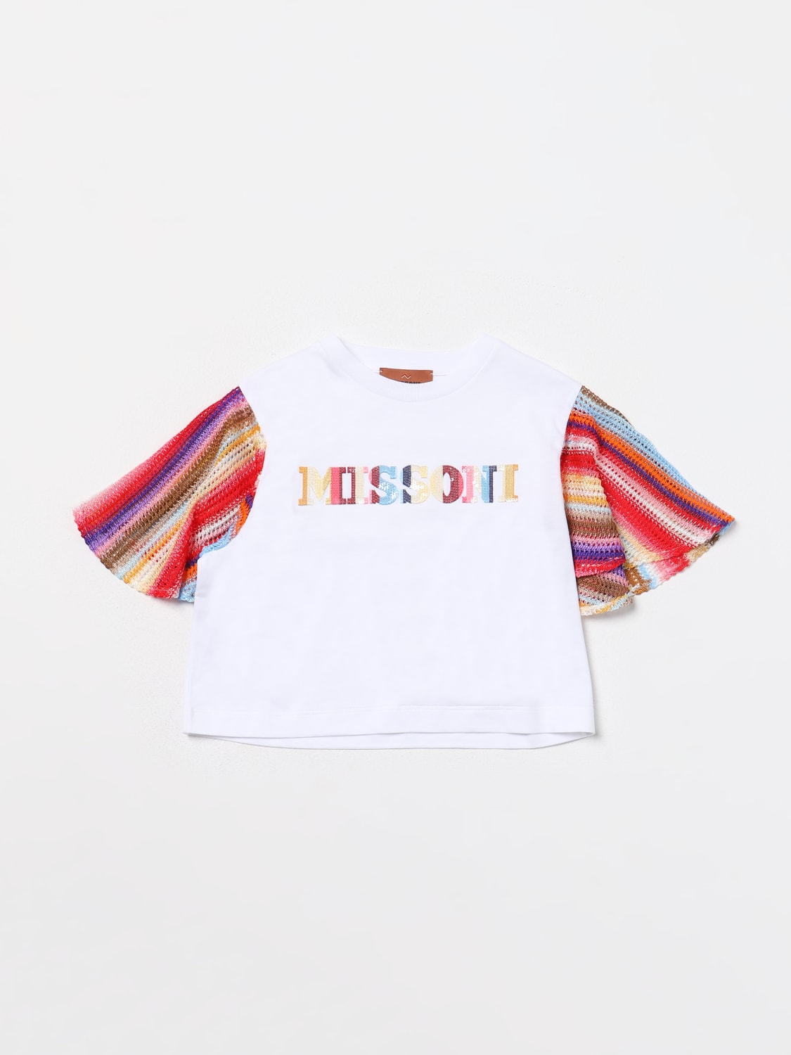 MISSONI T-SHIRT: T-shirt kids Missoni, White - Img 1