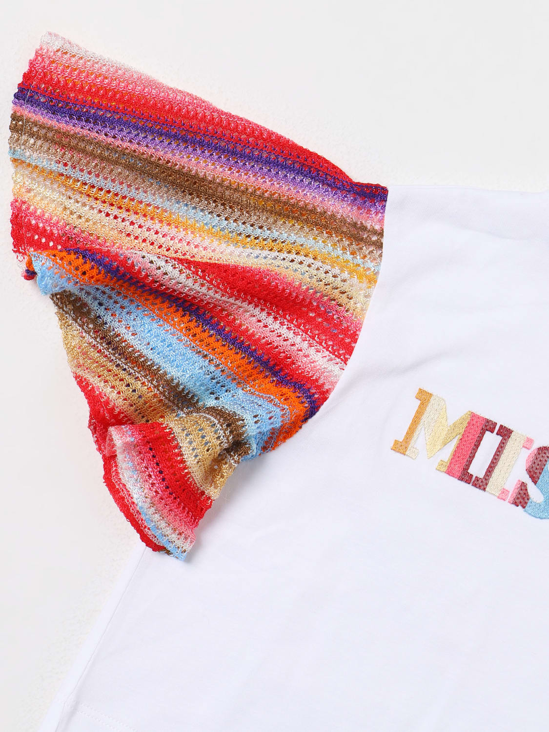 MISSONI T-SHIRT: T-shirt kids Missoni, White - Img 3