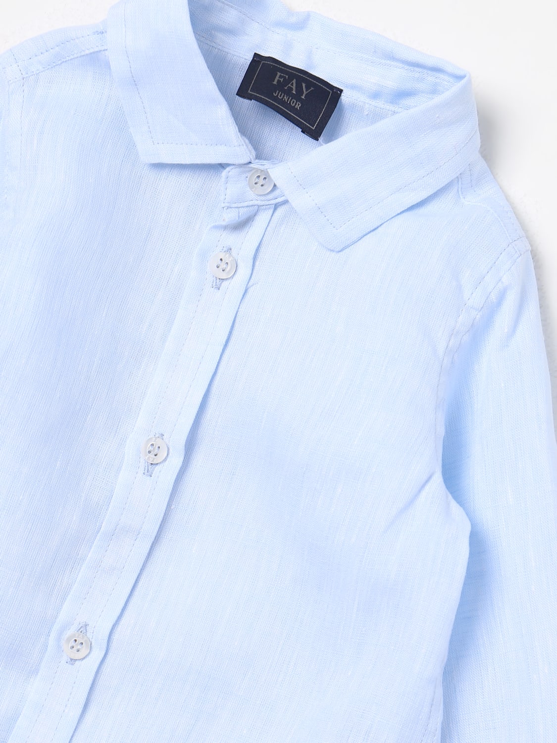 FAY JUNIOR SHIRT: Shirt kids Fay Junior, Gnawed Blue - Img 3