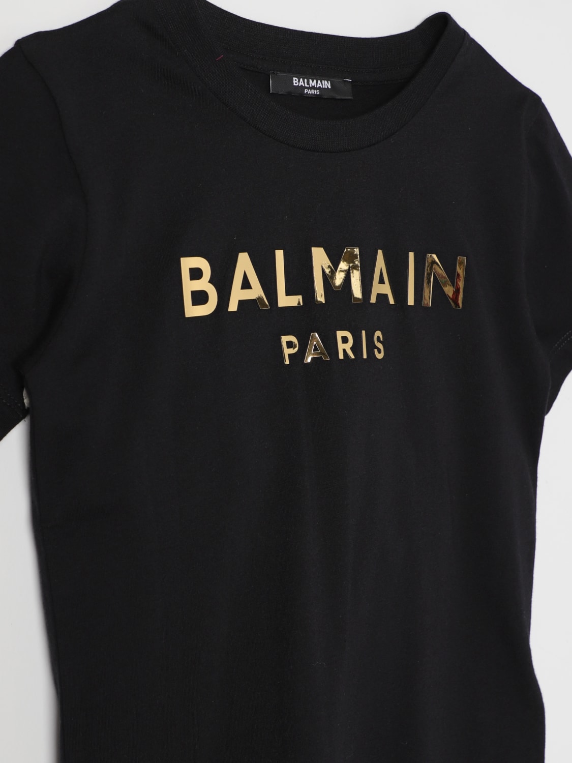 BALMAIN T恤: T恤 儿童 Balmain Kids, 黑色 - Img 3