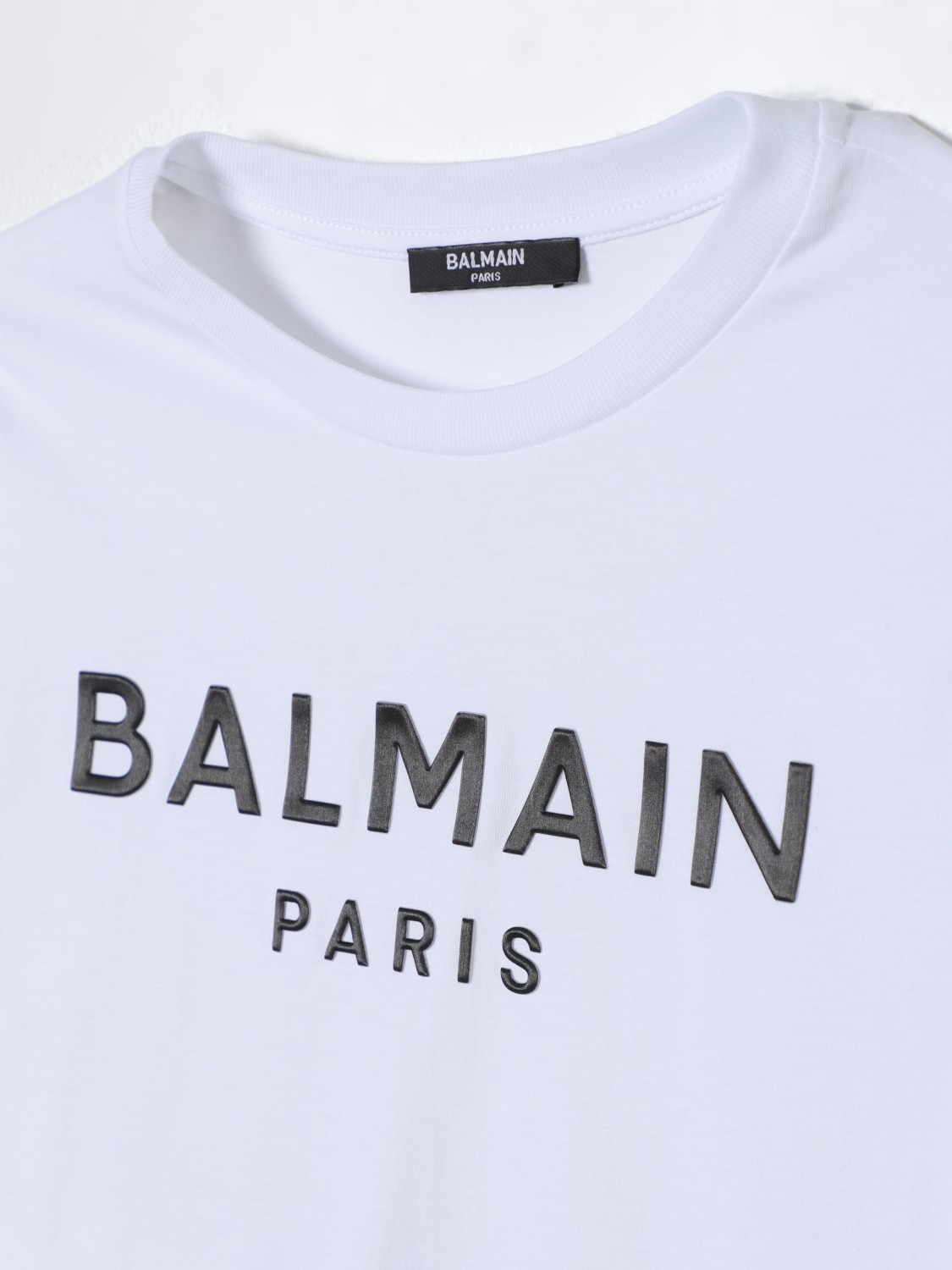 BALMAIN ФУТБОЛКА: Футболка Детское Balmain Kids, Белый - Img 3
