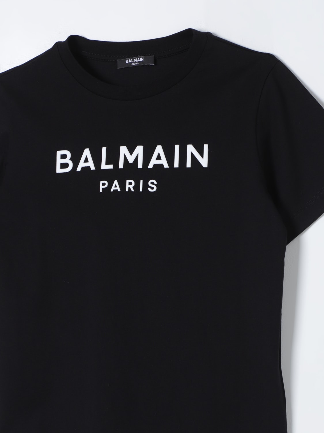 BALMAIN T-SHIRT: T-shirt Balmain Kids in cotone , Nero - Img 3