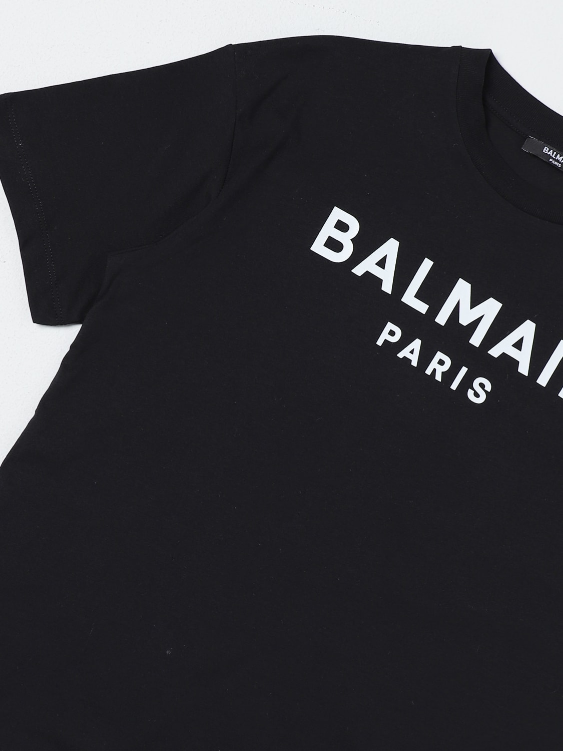 BALMAIN T-SHIRT: T-shirt Balmain Kids con logo, Nero - Img 3