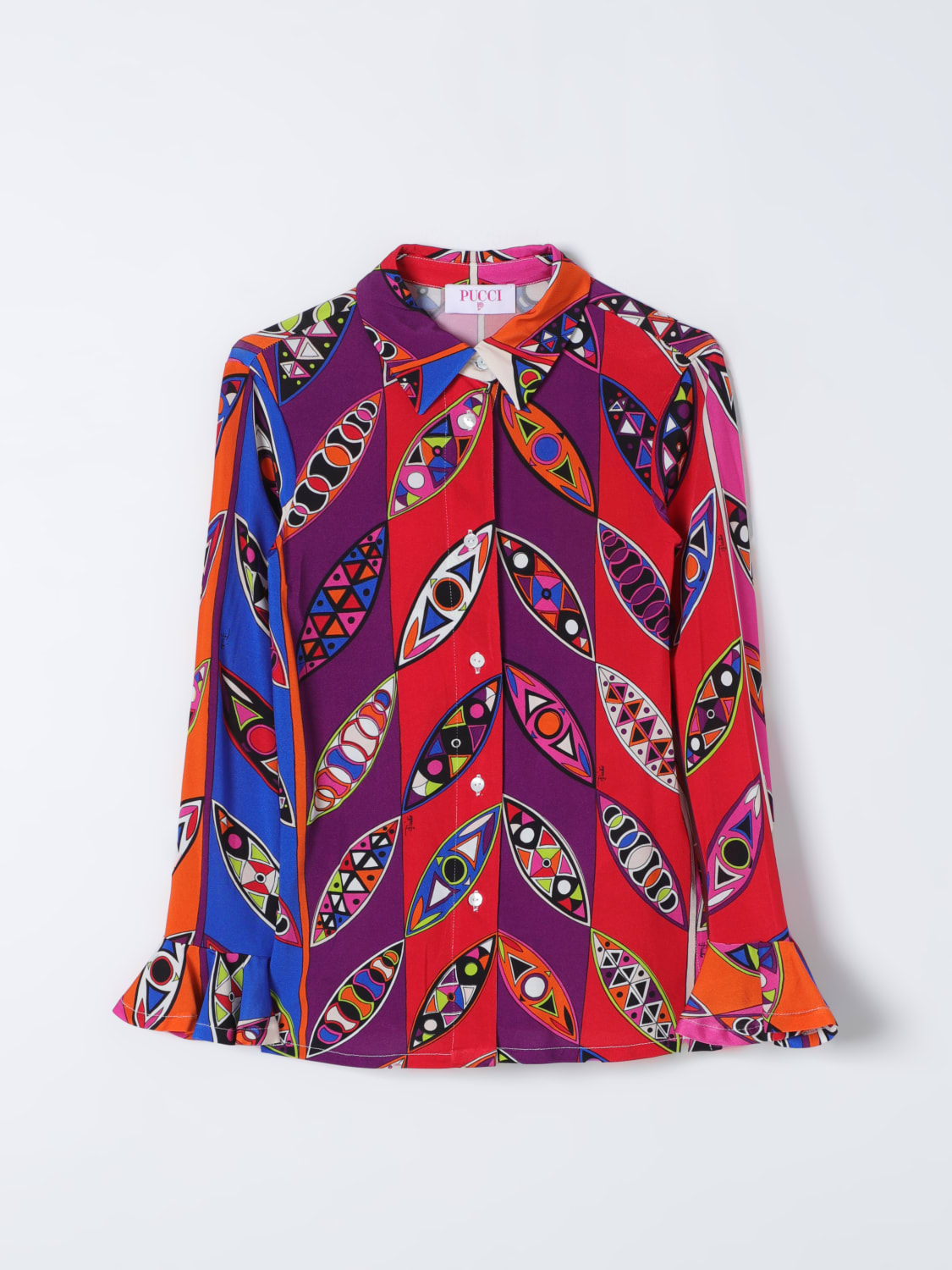 PUCCI SHIRT: Shirt kids Pucci Junior, Multicolor - Img 1