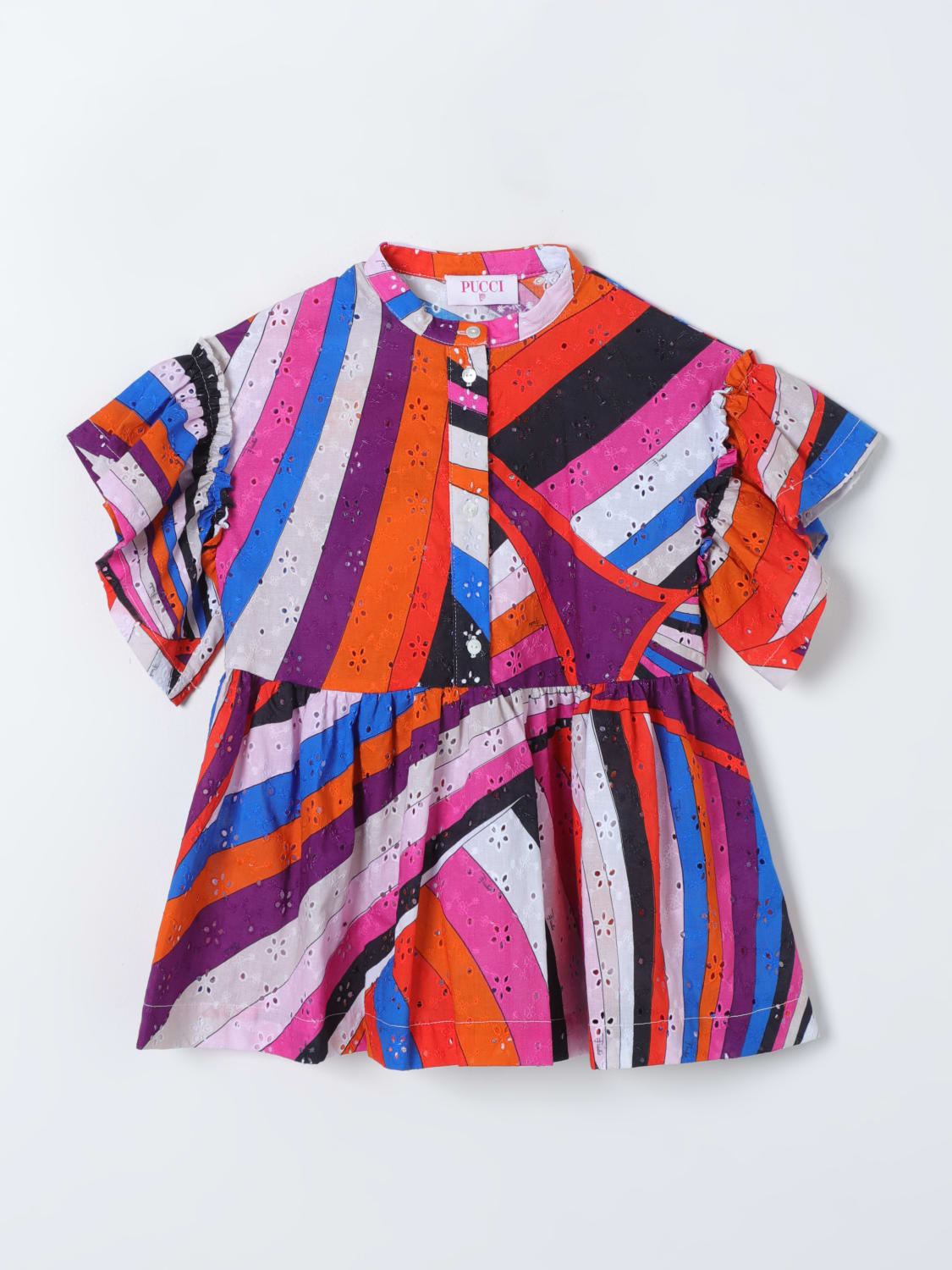 PUCCI KLEID: Bluse kinder Pucci Junior, Bunt - Img 1