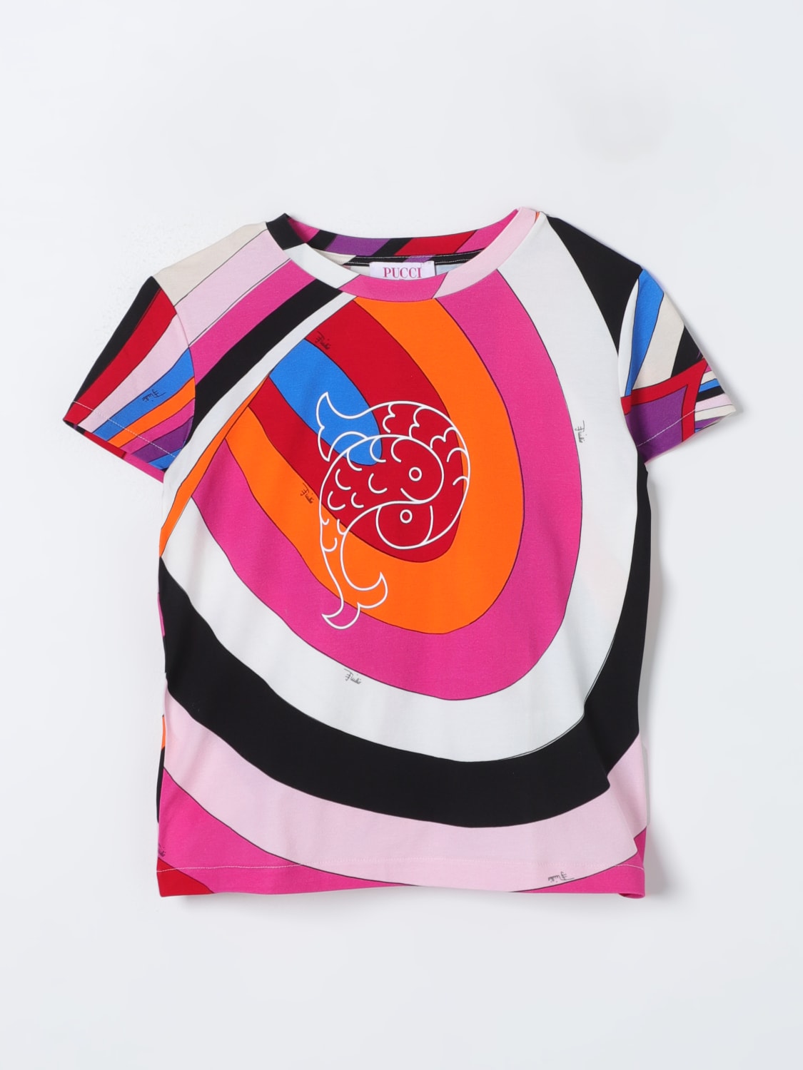 PUCCI Tシャツ: Tシャツ ボーイ Pucci Junior, マルチカラー - Img 1