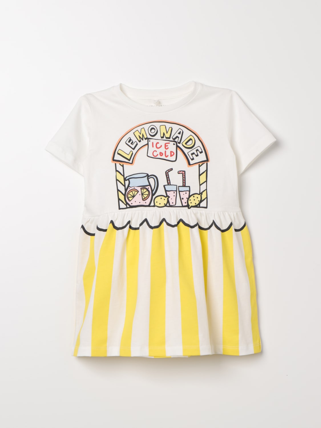 STELLA MCCARTNEY KIDS 드레스: 드레스 남아 Stella McCartney Kids, 옐로우 크림 - Img 1