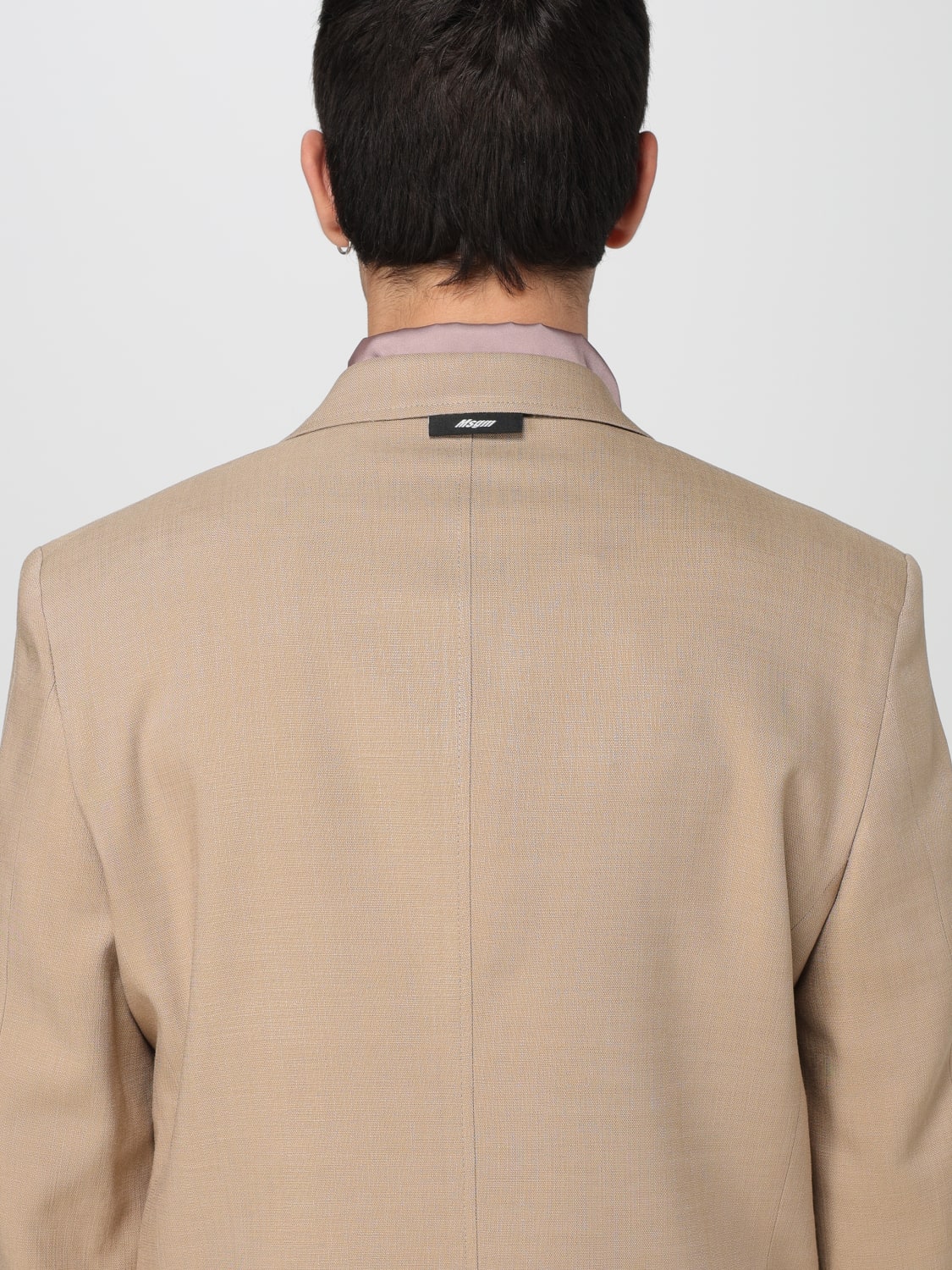 MSGM BLAZER: Blazer homme MSGM, Beige - Img 5