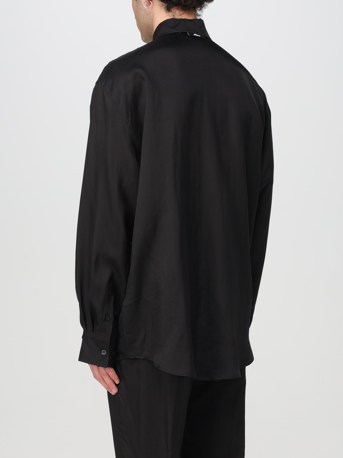 MSGM SHIRT: Shirt men MSGM, Black - Img 3