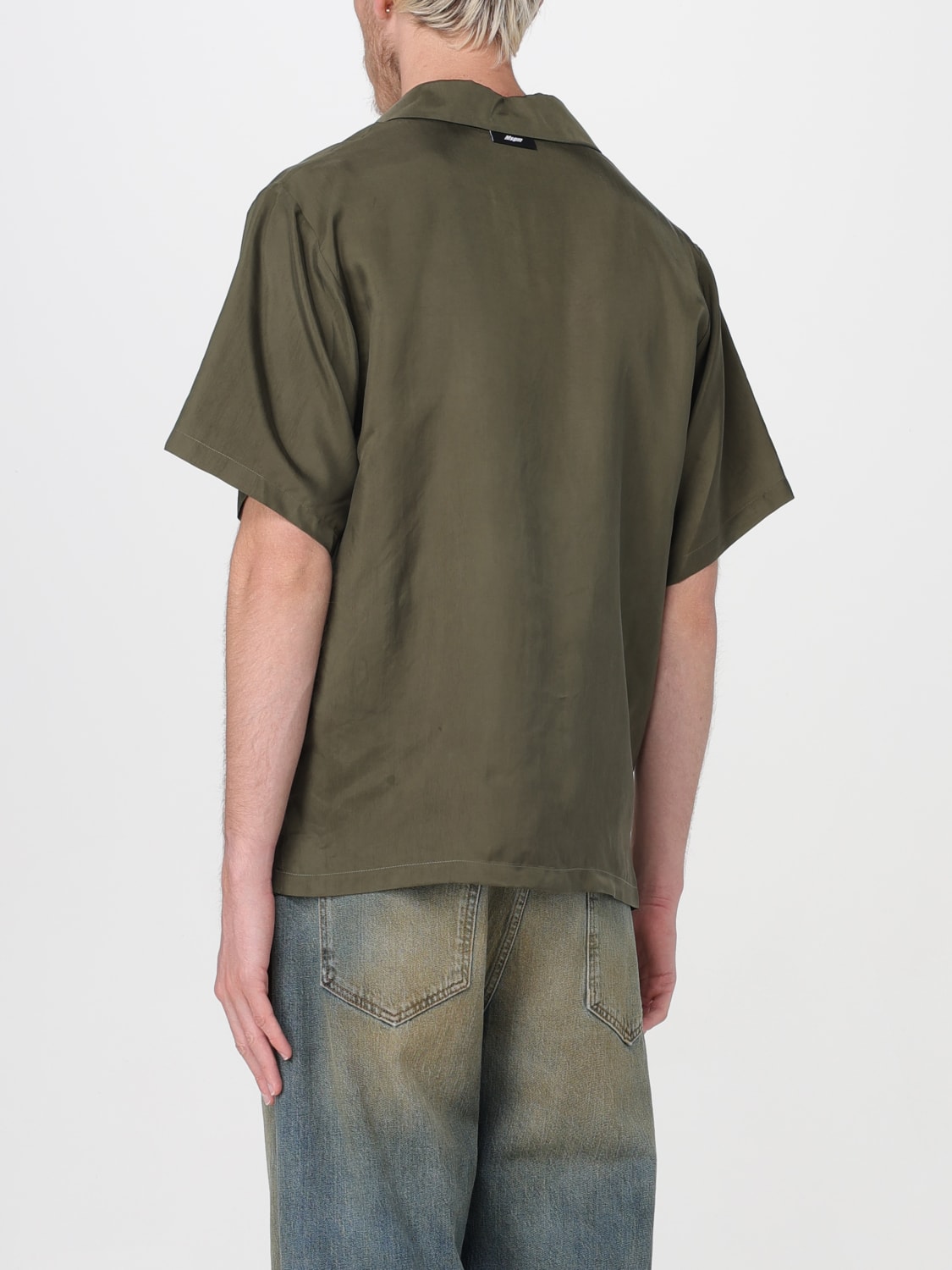 MSGM SHIRT: Shirt men MSGM, Military - Img 3