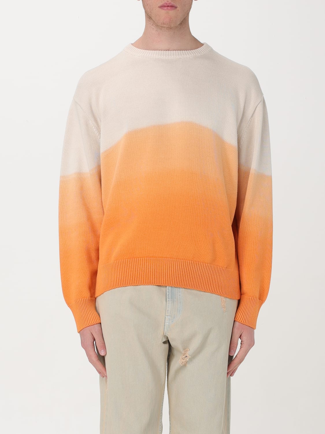 MSGM SWEATER: Sweater men MSGM, Orange - Img 1