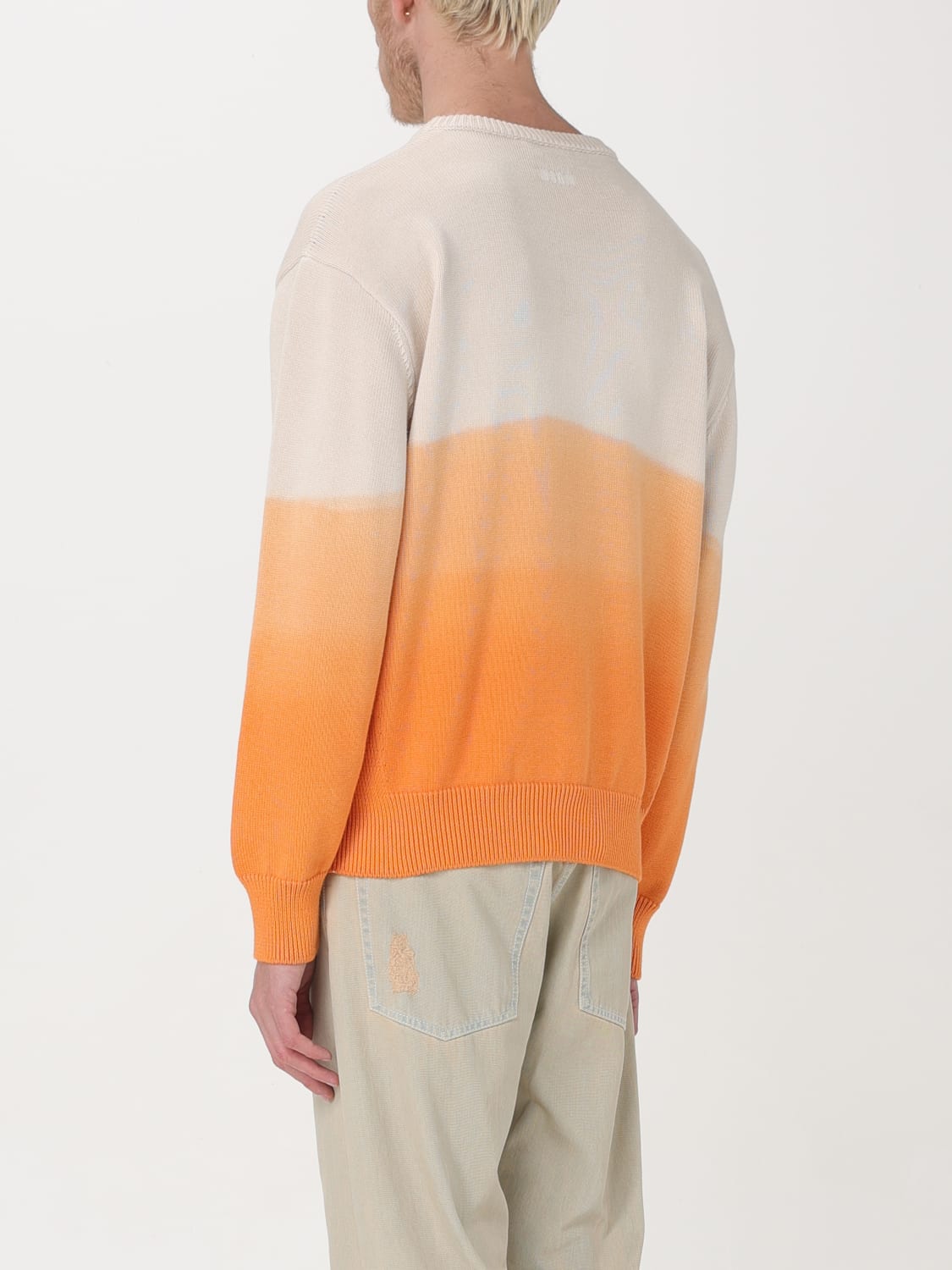 MSGM SWEATER: Sweater men MSGM, Orange - Img 3