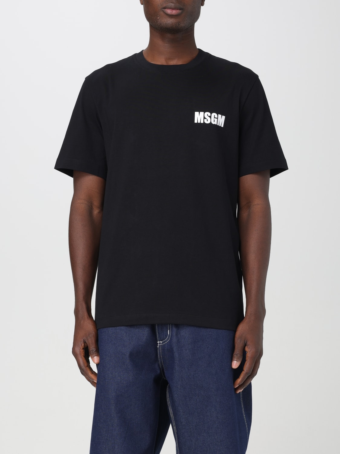 MSGM T-SHIRT: T-shirt men MSGM, Black - Img 1