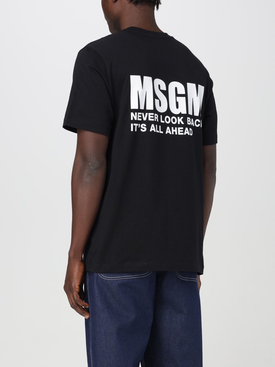 MSGM T-SHIRT: T-shirt men MSGM, Black - Img 3