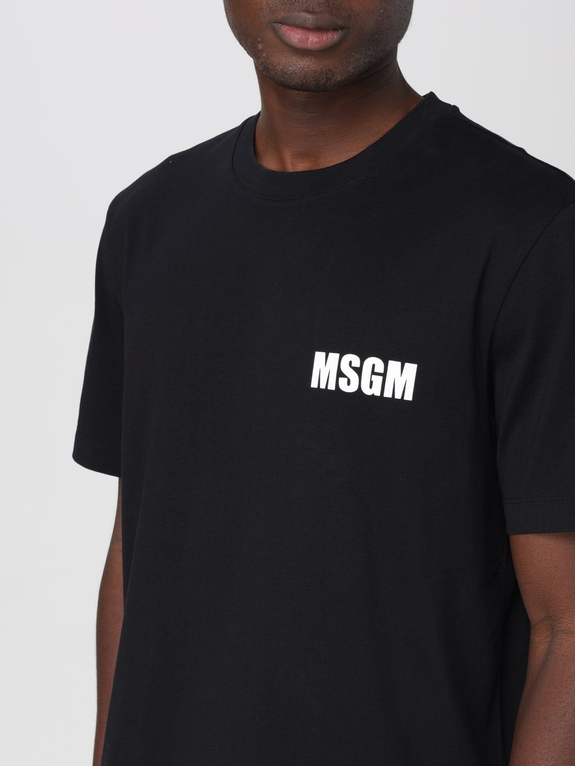 MSGM T-SHIRT: T-shirt men MSGM, Black - Img 4