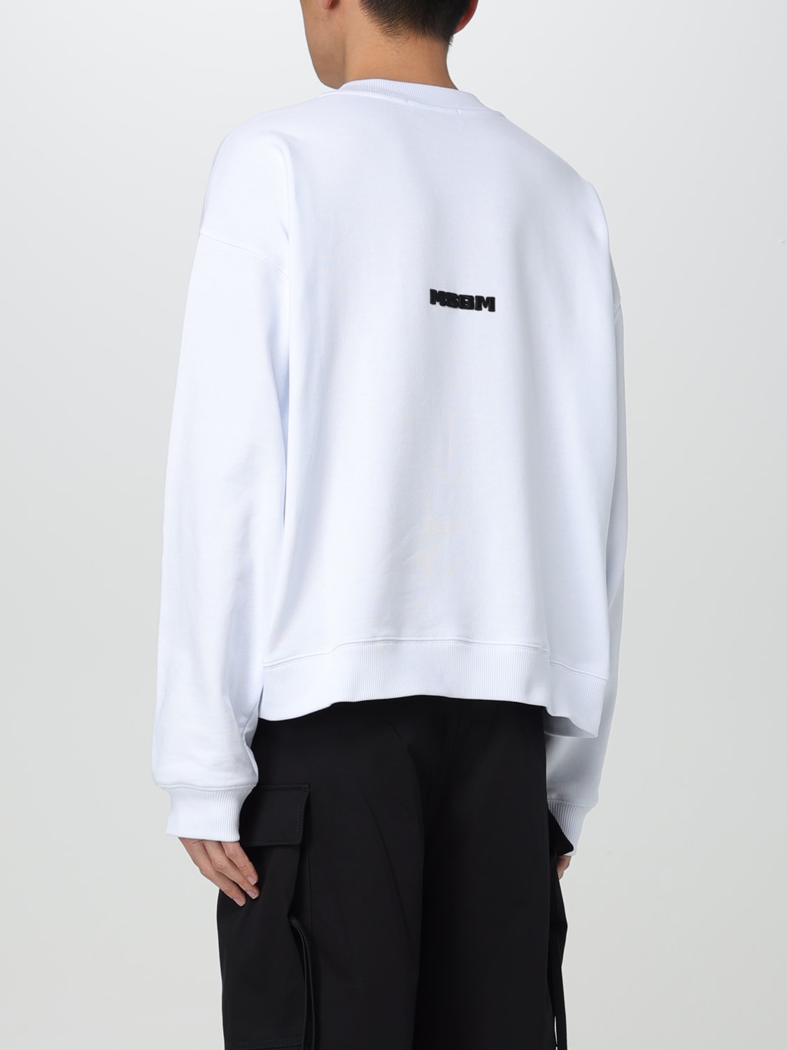 MSGM SWEATSHIRT: Sweatshirt herren MSGM, Weiß - Img 3