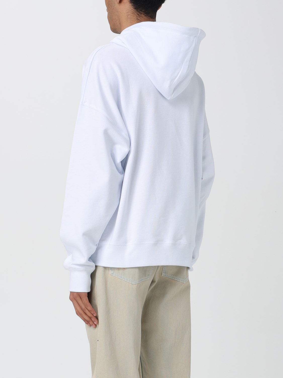 MSGM SWEATSHIRT: Sweatshirt men MSGM, White - Img 3