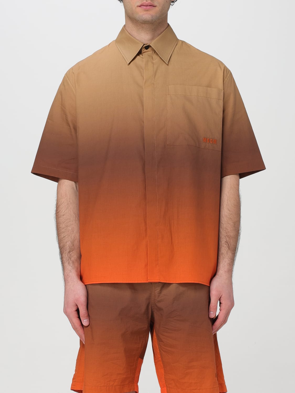 MSGM SHIRT: Shirt men MSGM, Beige - Img 1