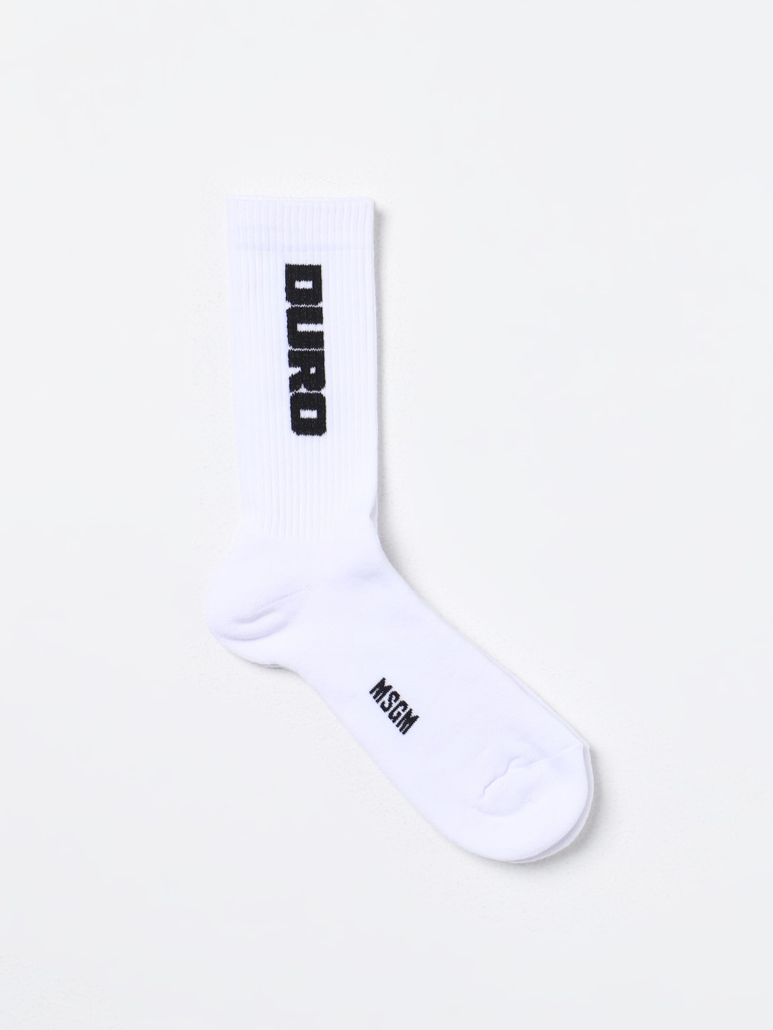 MSGM SOCKS: Socks men MSGM, White - Img 1