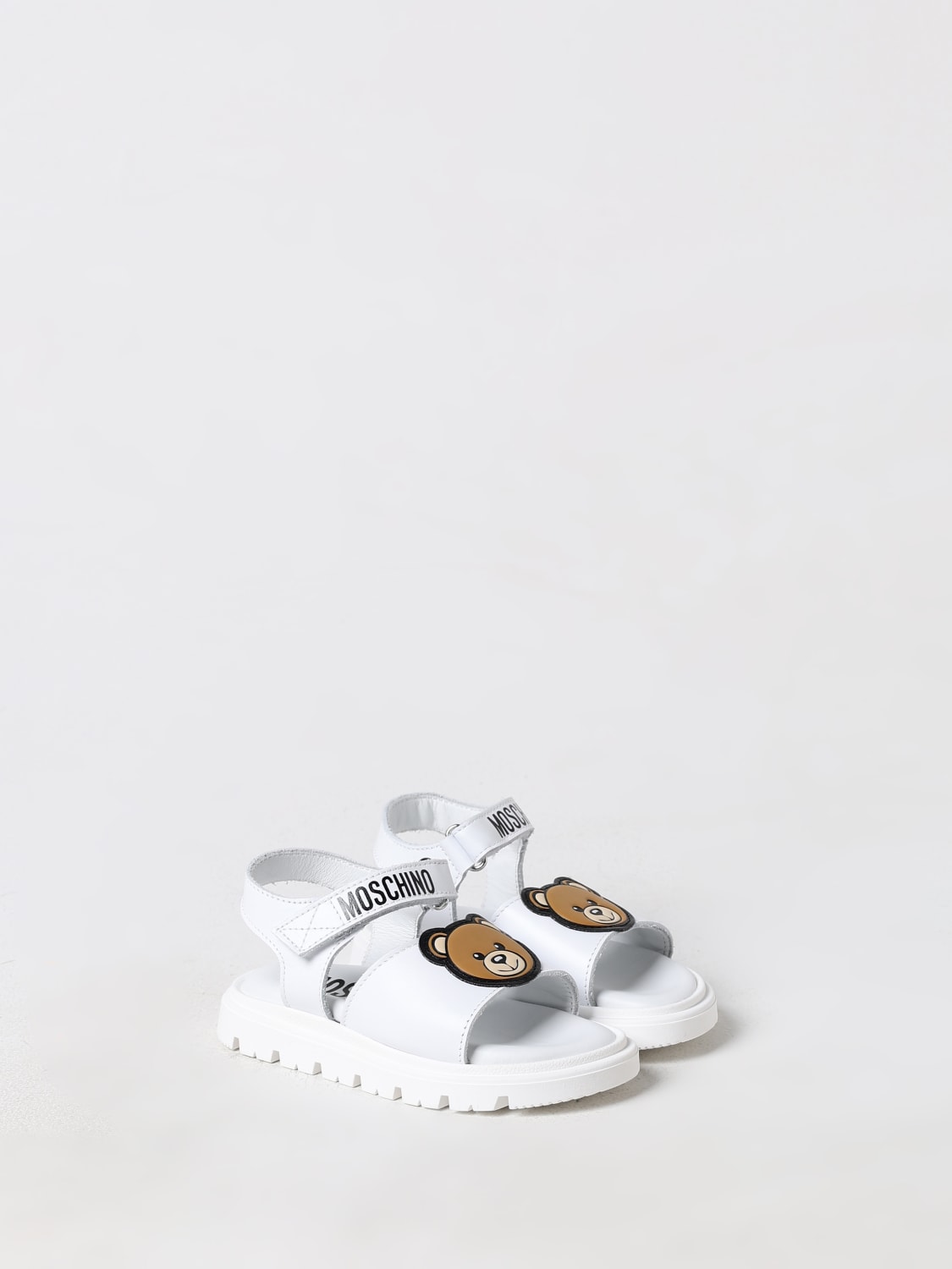 MOSCHINO CHAUSSURES: Chaussures enfant Moschino Kid, Blanc - Img 2