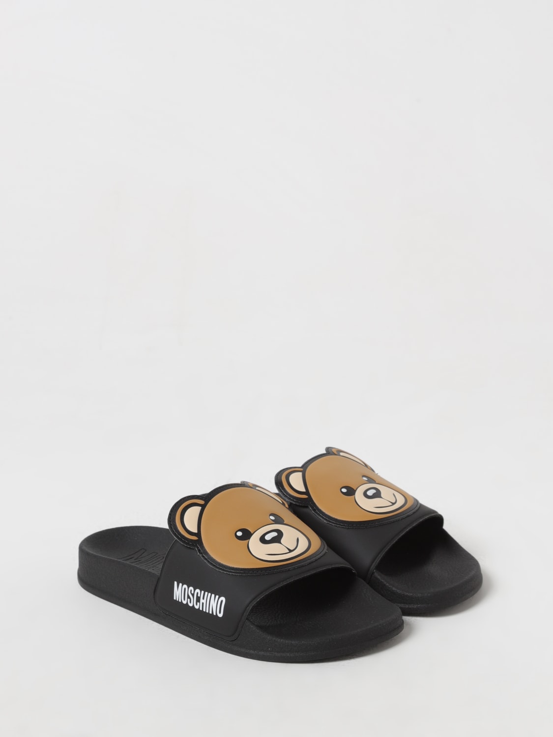 MOSCHINO SHOES: Shoes kids Moschino Kid, Black - Img 2