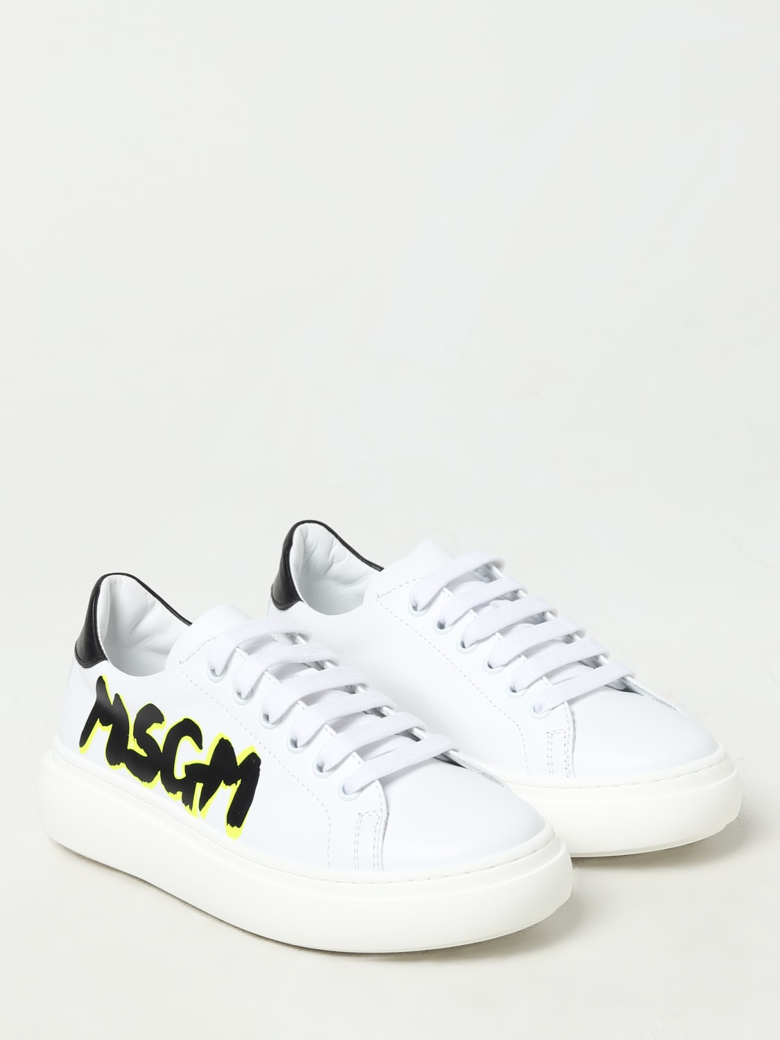 MSGM KIDS SNEAKERS: Sneakers kids MSGM Kids, White - Img 2