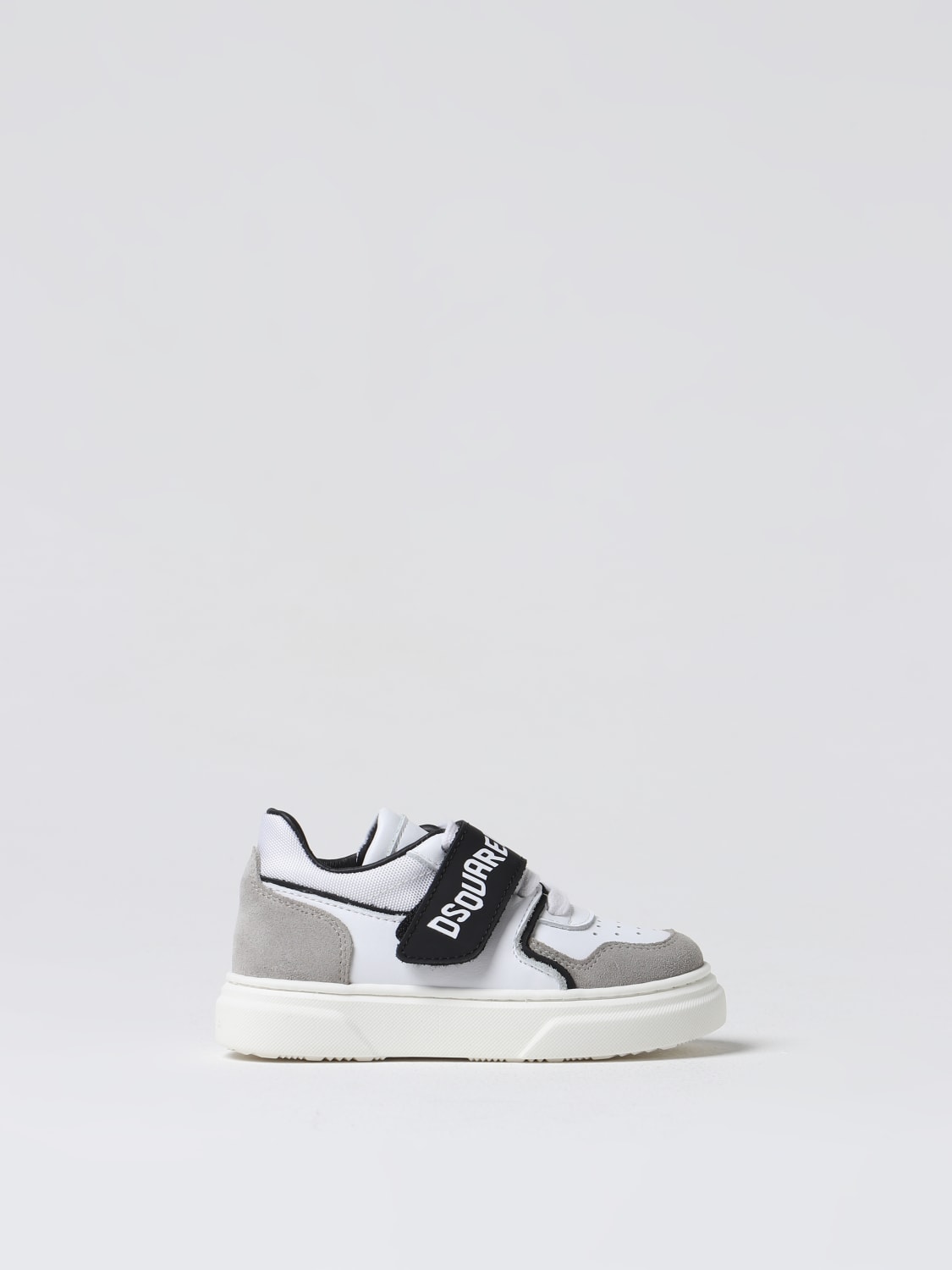 DSQUARED2 SNEAKERS: Sneakers Dsquared2 Junior in pelle , Bianco - Img 1