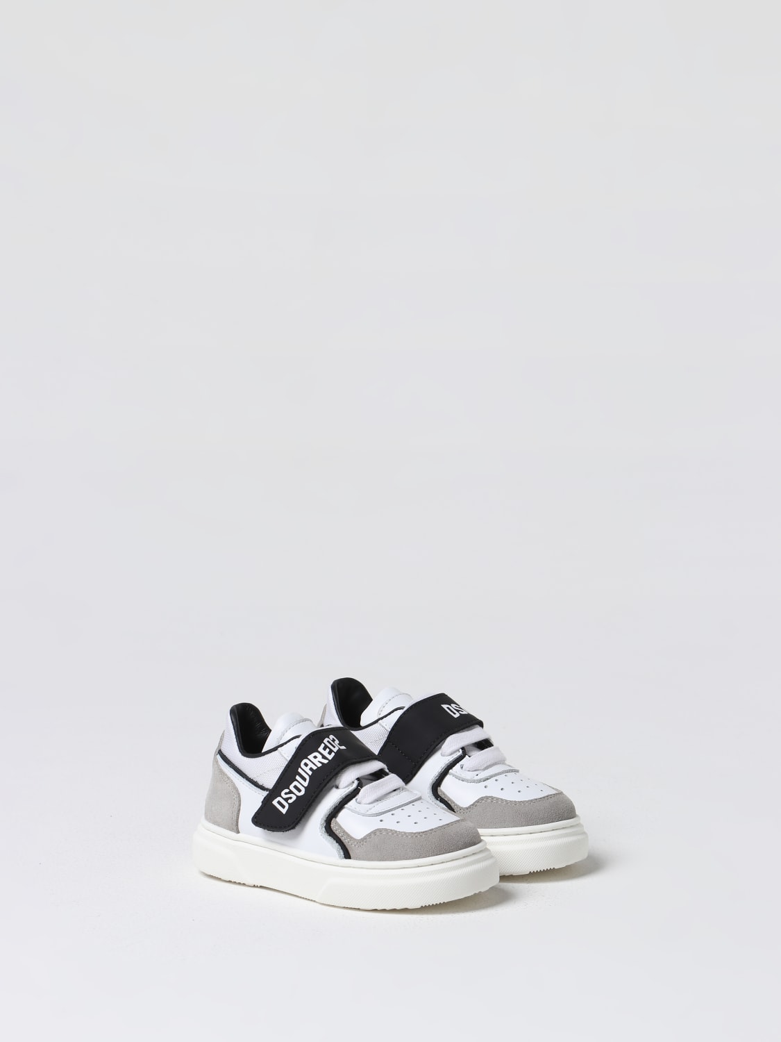 DSQUARED2 SNEAKERS: Sneakers Dsquared2 Junior in pelle , Bianco - Img 2