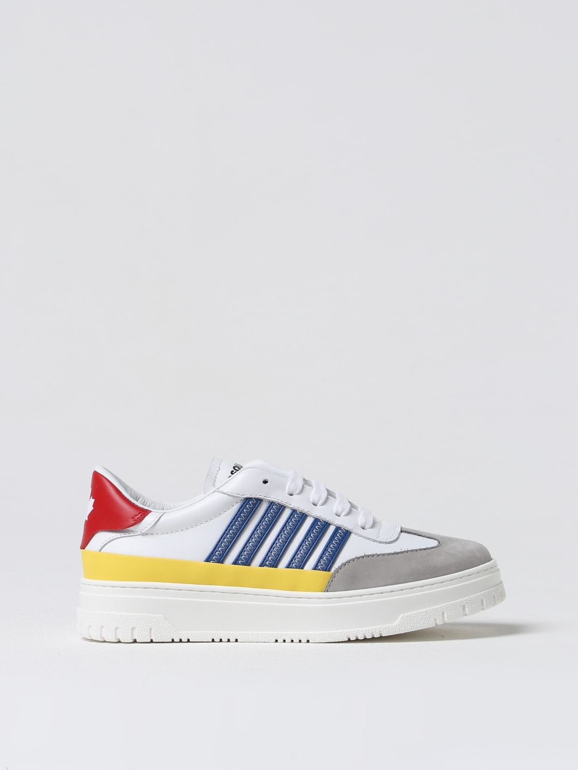 DSQUARED2 SNEAKERS: Sneakers Dsquared2 Junior in pelle, Bianco - Img 1