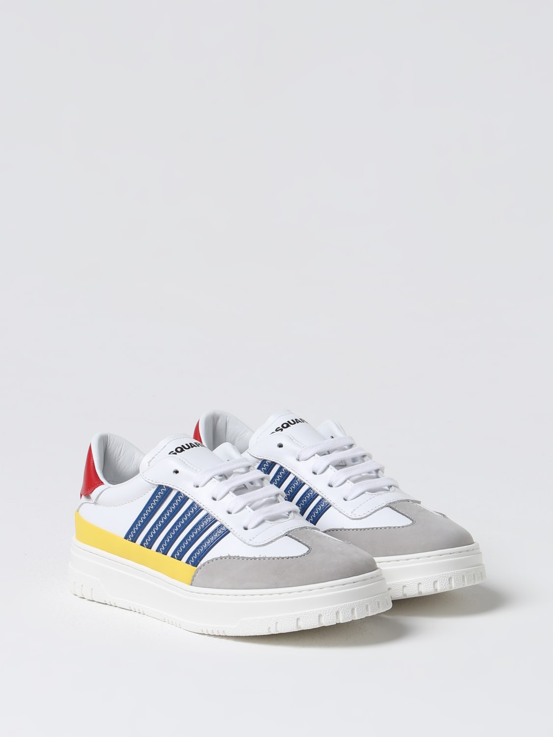 DSQUARED2 SNEAKERS: Sneakers Dsquared2 Junior in pelle, Bianco - Img 2