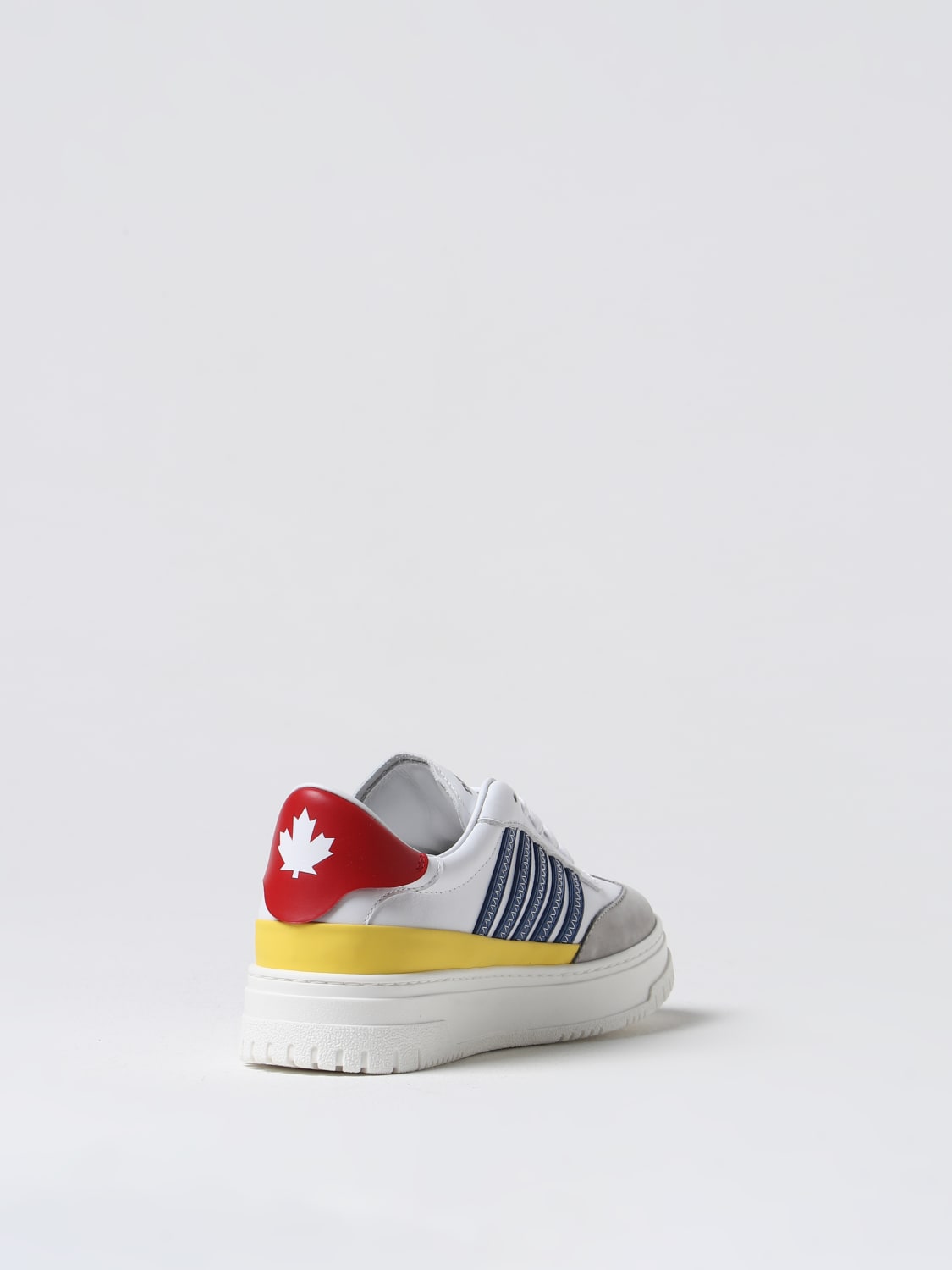 DSQUARED2 SNEAKERS: Sneakers Dsquared2 Junior in pelle, Bianco - Img 3