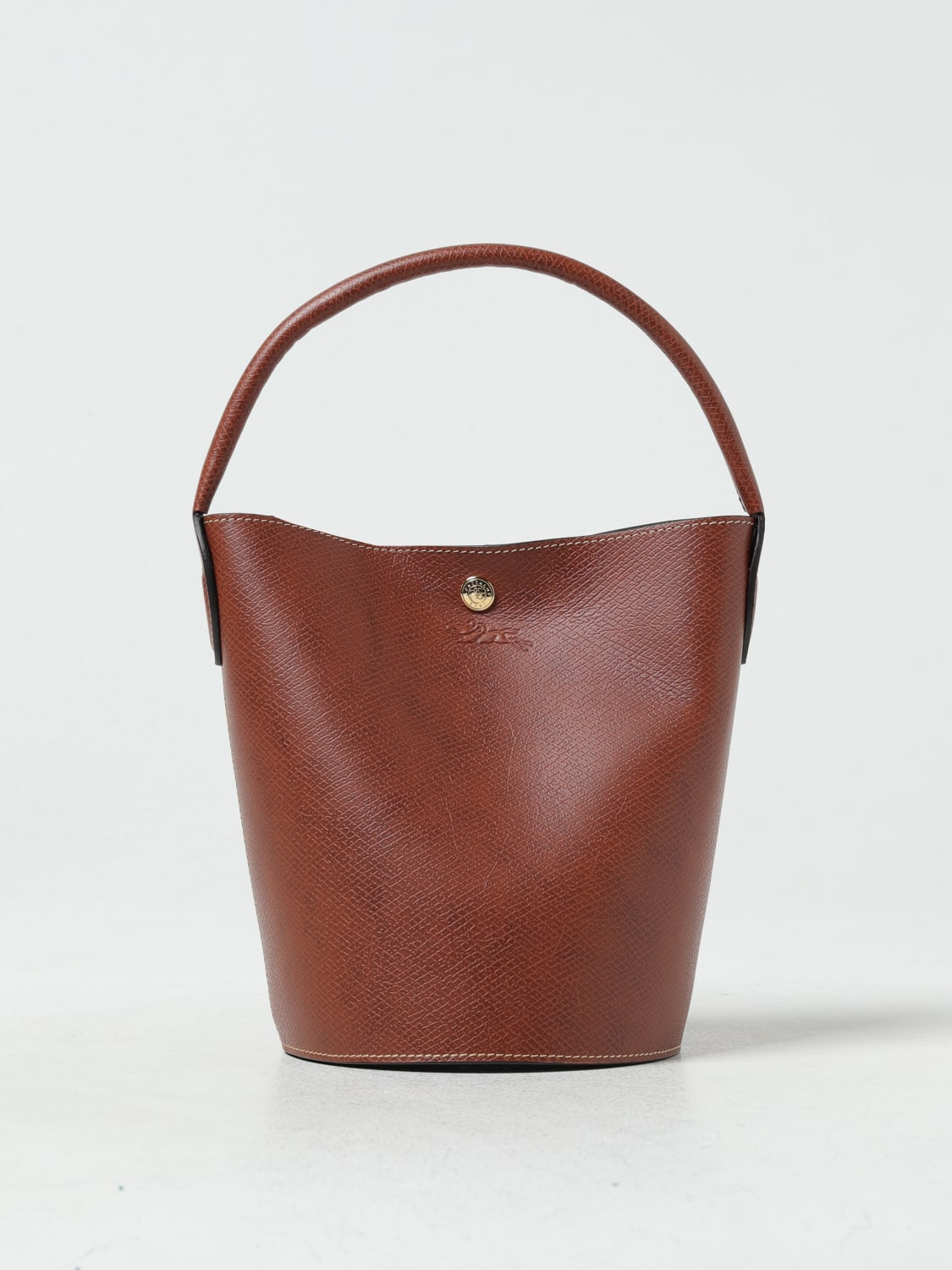 LONGCHAMP MINI BAG: Longchamp Épure bag in grained leather, Leather - Img 1