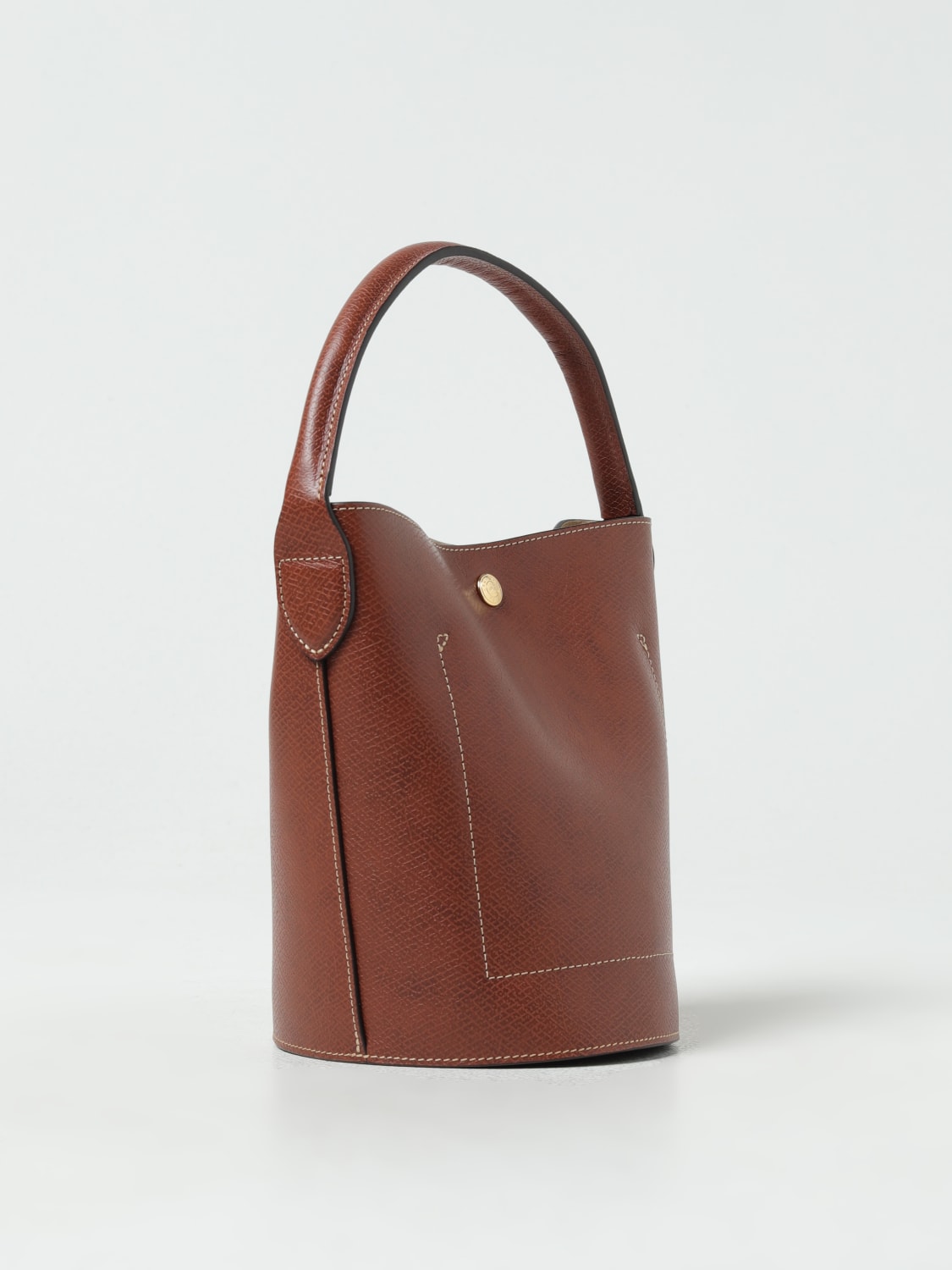 LONGCHAMP MINI BAG: Longchamp Épure bag in grained leather, Leather - Img 2