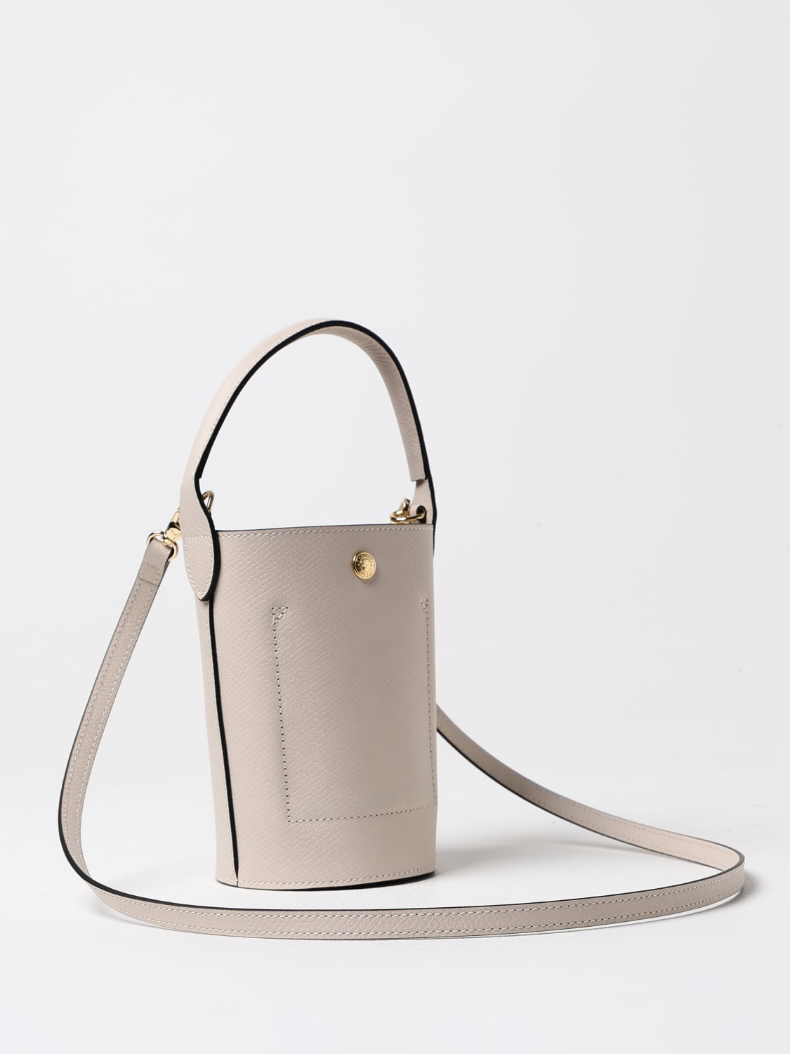 LONGCHAMP MINI BAG: Longchamp Épure XS bag in grained leather, Yellow Cream - Img 2