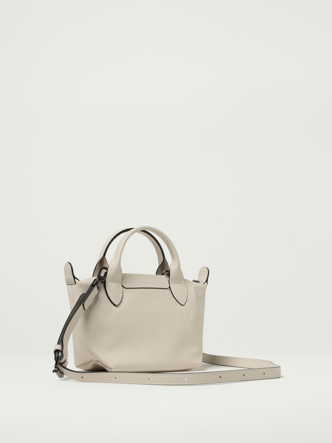 LONGCHAMP BORSA MINI: Borsa Le Pliage Xtra XS Longchamp in pelle, Avorio - Img 2
