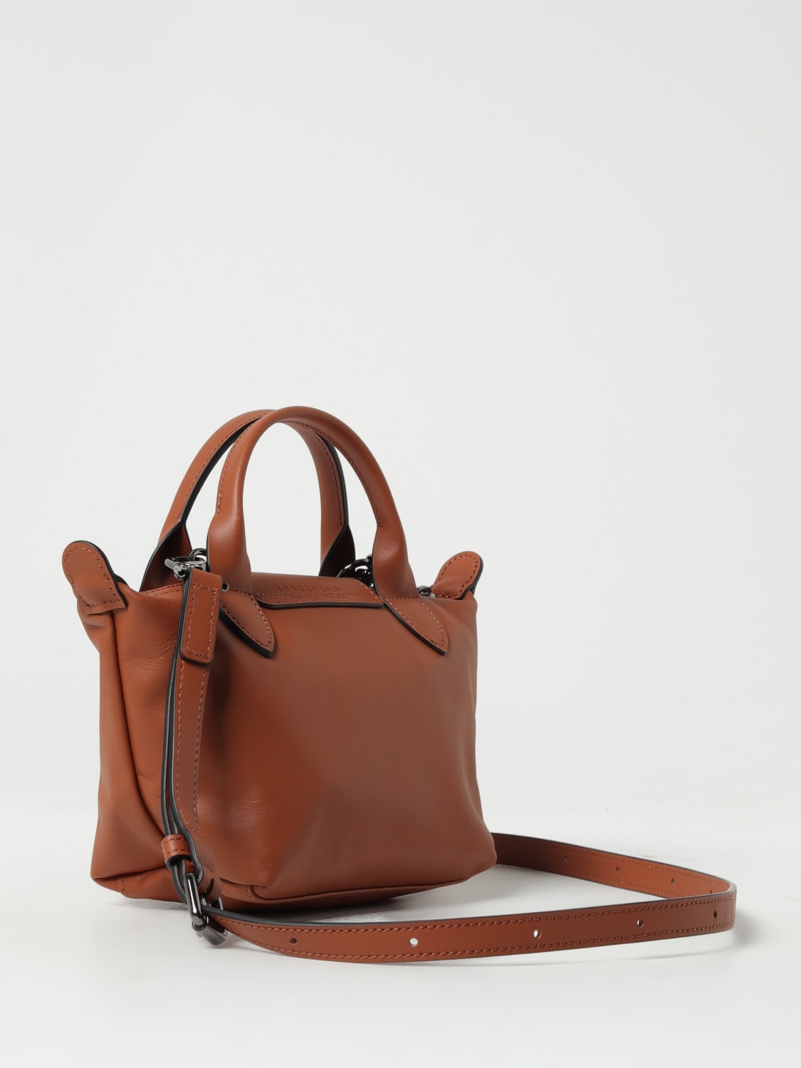 LONGCHAMP MINI BAG: Longchamp Le Pliage Xtra leather bag with shoulder strap, Leather - Img 2