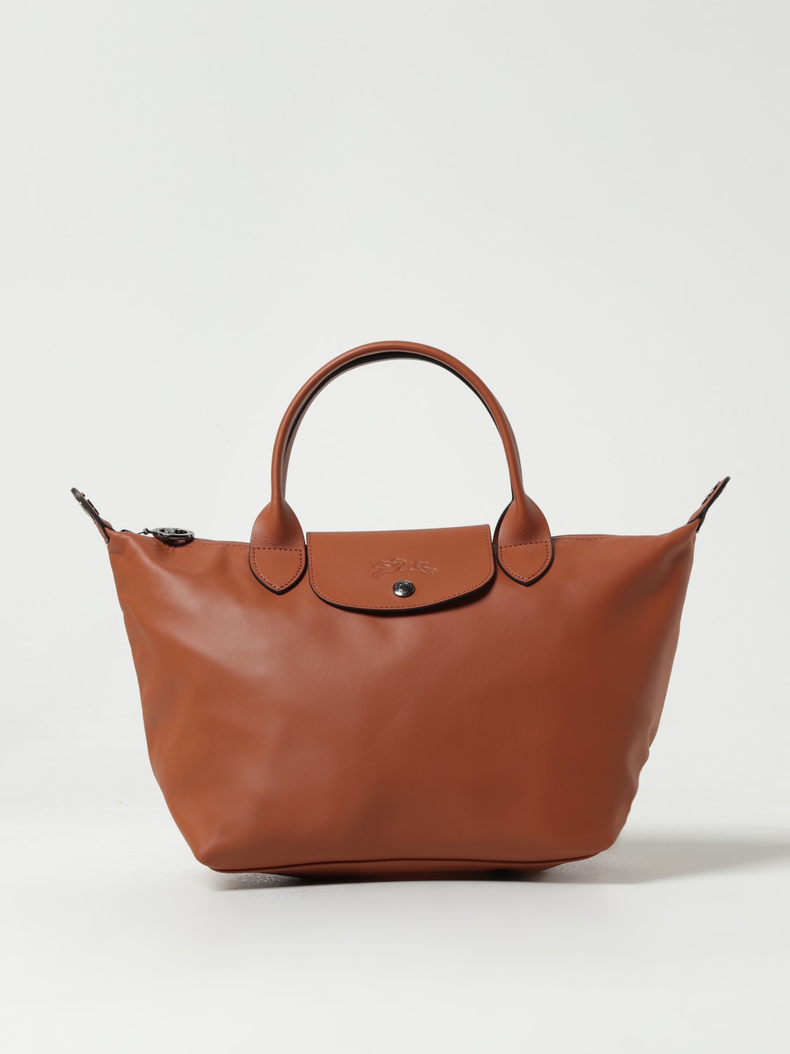 LONGCHAMP HANDBAG: Longchamp Le Pliage Xtra S leather bag with shoulder strap, Leather - Img 1