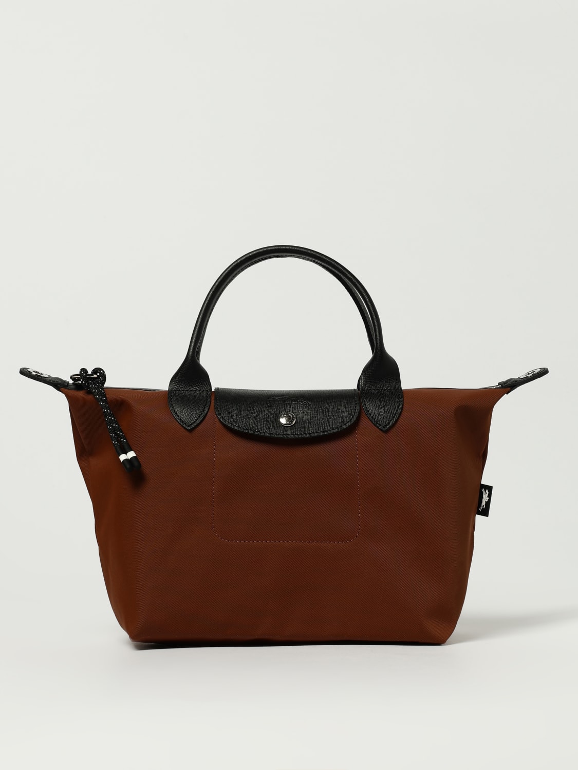 LONGCHAMP HANDBAG: Longchamp Le Pliage Energy bag in recycled nylon and leather, Dark - Img 1