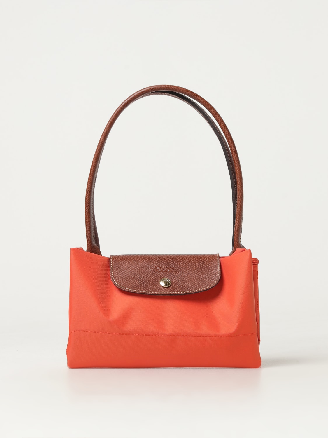 LONGCHAMP SAC PORTÉ ÉPAULE: Sac porté épaule femme Longchamp, Orange - Img 3