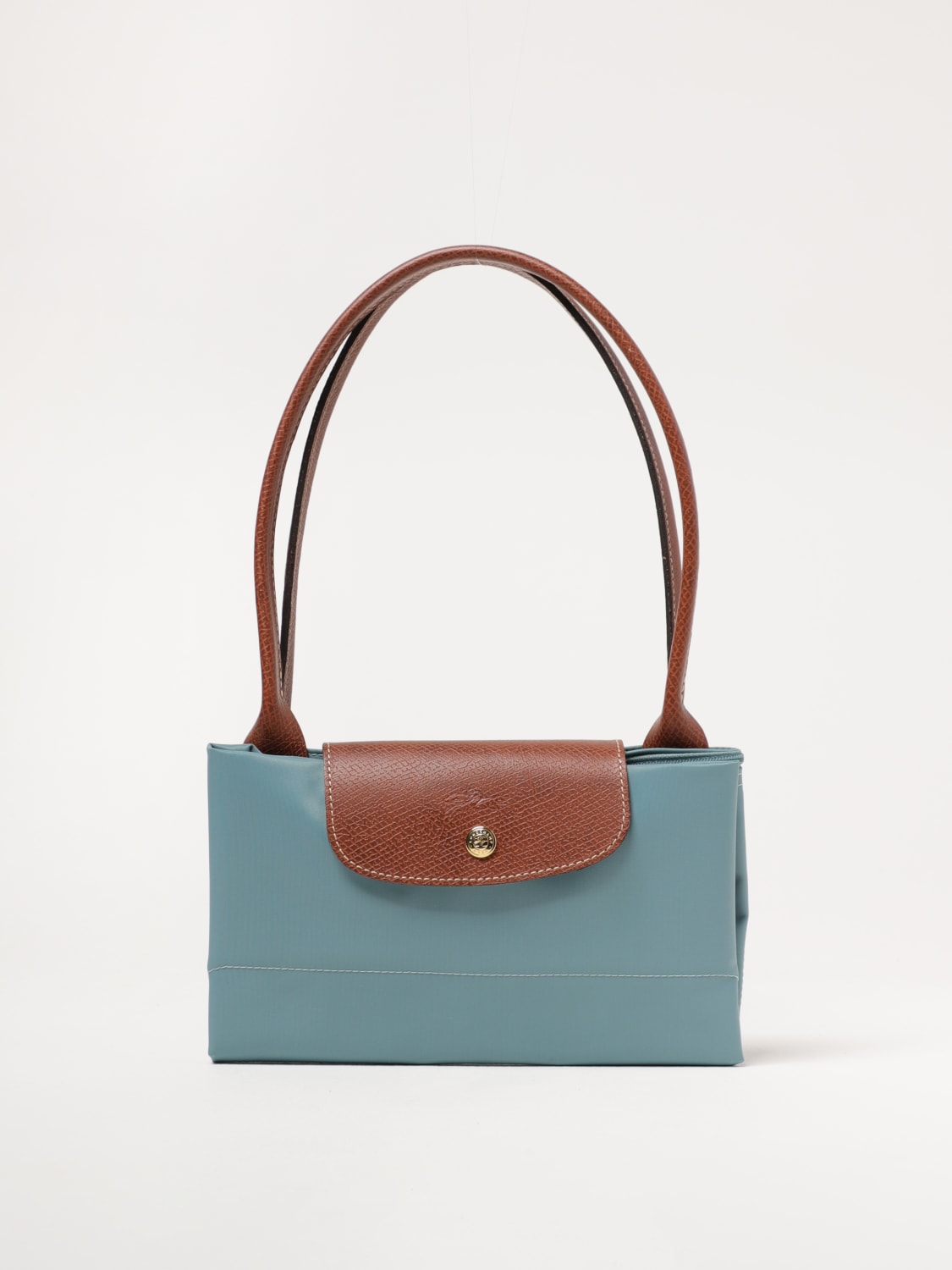 LONGCHAMP SAC PORTÉ ÉPAULE: Sac porté épaule femme Longchamp, Eau - Img 4