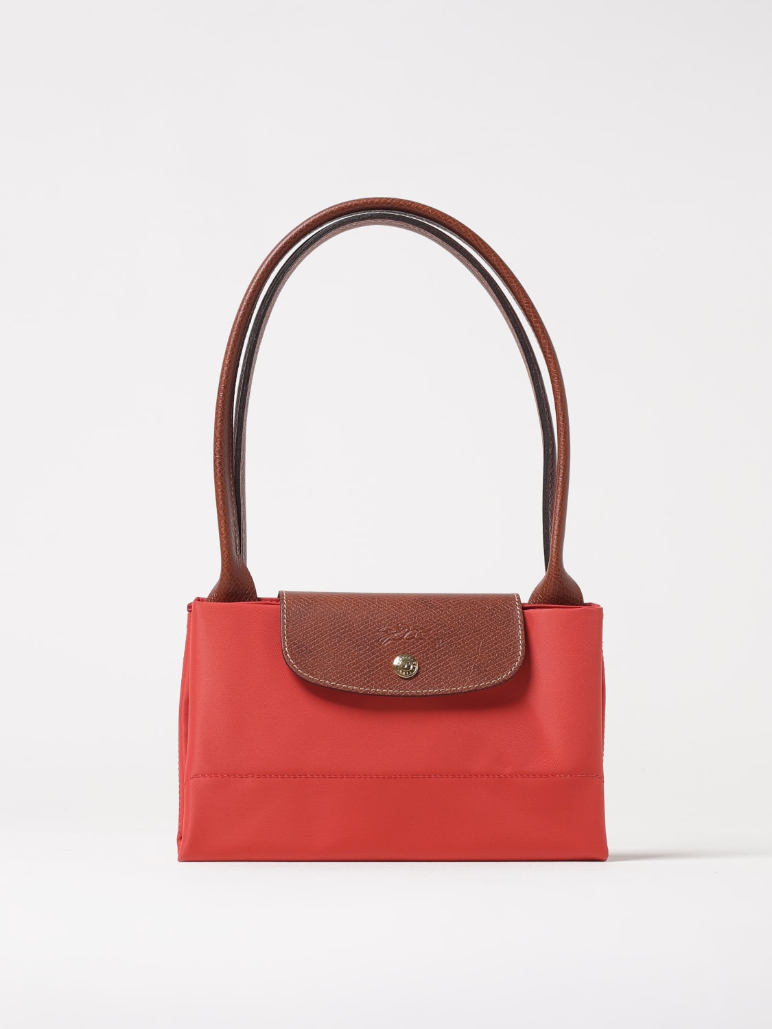 LONGCHAMP SAC PORTÉ ÉPAULE: Sac porté épaule femme Longchamp, Corail - Img 4