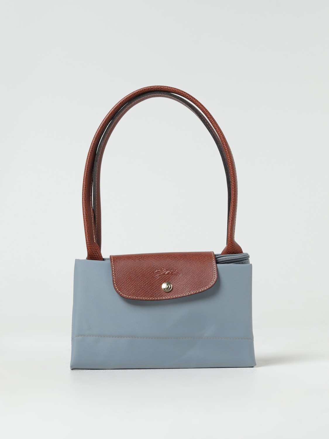LONGCHAMP SAC PORTÉ ÉPAULE: Sac porté épaule femme Longchamp, Gris - Img 3