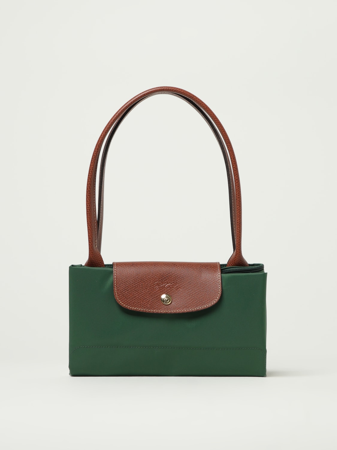 LONGCHAMP SAC PORTÉ ÉPAULE: Sac porté épaule femme Longchamp, Vert Sapin - Img 4