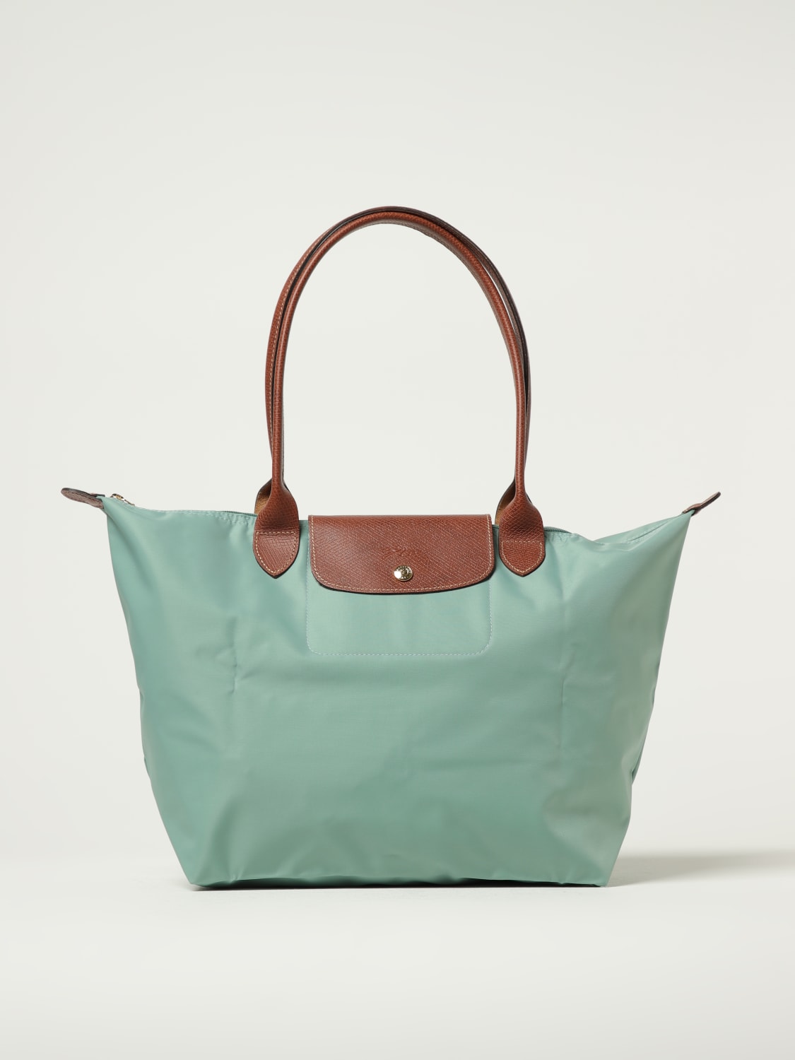 LONGCHAMP SAC PORTÉ ÉPAULE: Sac porté épaule femme Longchamp, Menthe - Img 1