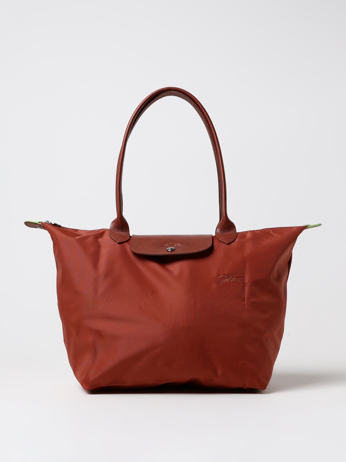 Giglio Borsa Le Pliage Longchamp in nylon riciclato e pelle