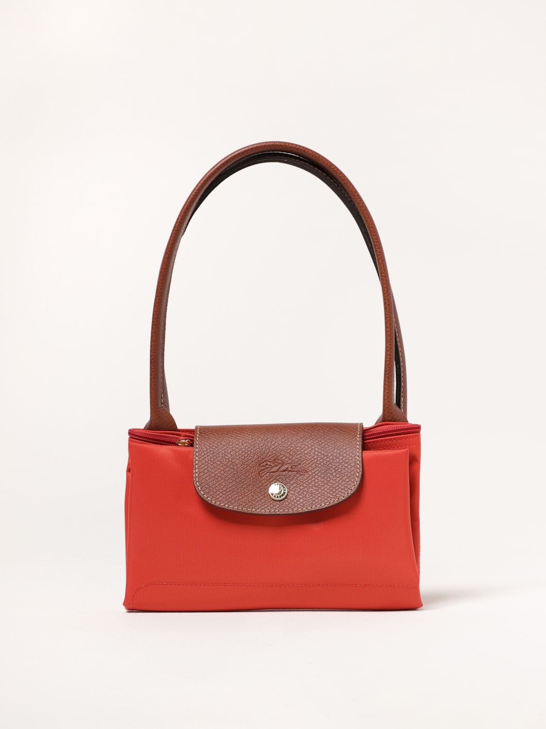 LONGCHAMP SAC PORTÉ ÉPAULE: Sac porté épaule femme Longchamp, Corail - Img 4