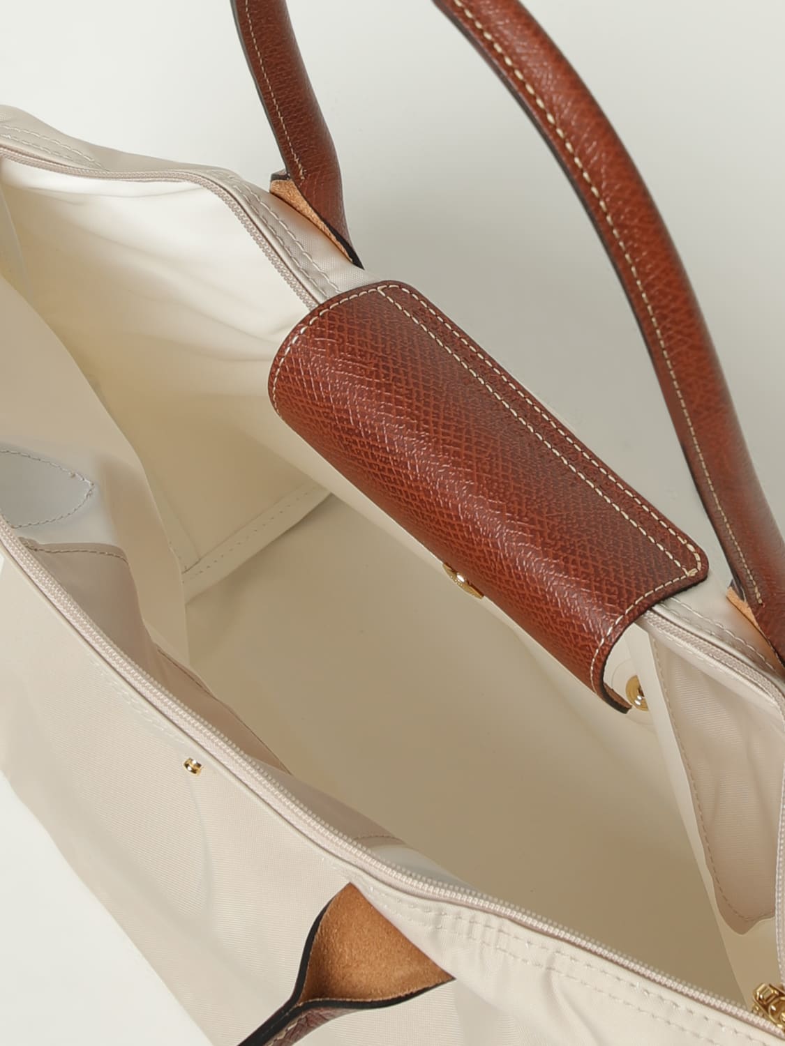 LONGCHAMP SAC PORTÉ ÉPAULE: Sac porté épaule femme Longchamp, Ivoir - Img 3