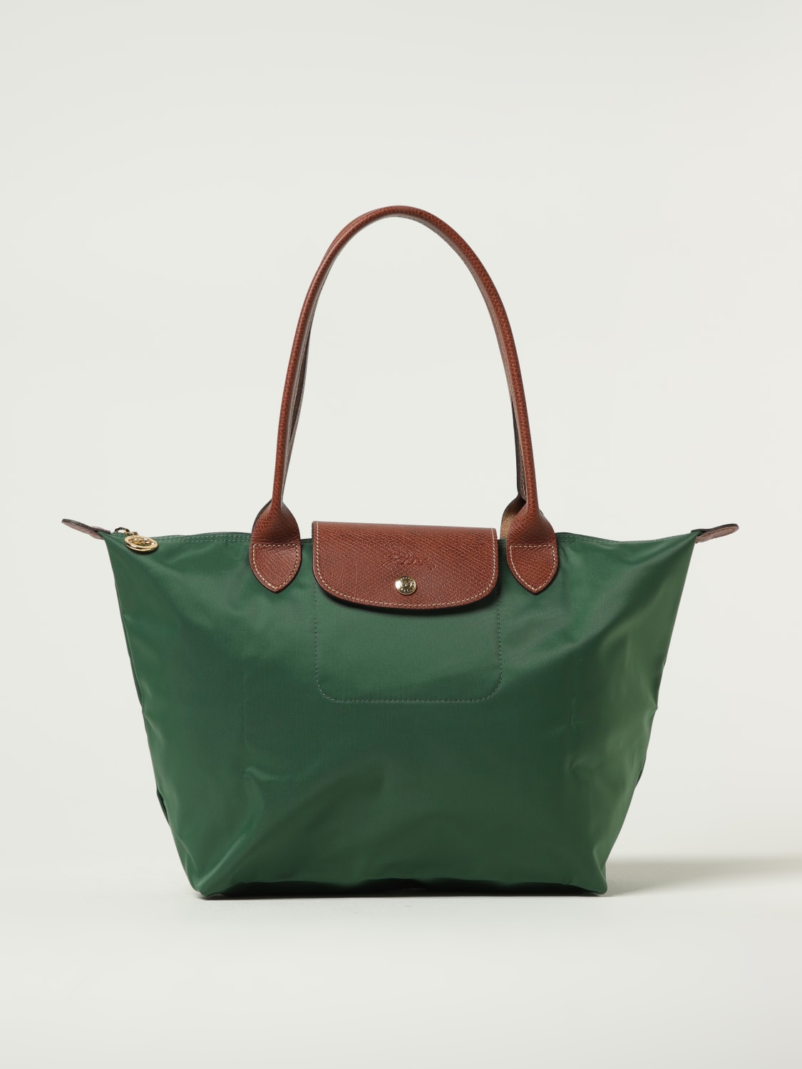 LONGCHAMP SAC PORTÉ ÉPAULE: Sac porté épaule femme Longchamp, Vert Sapin - Img 1