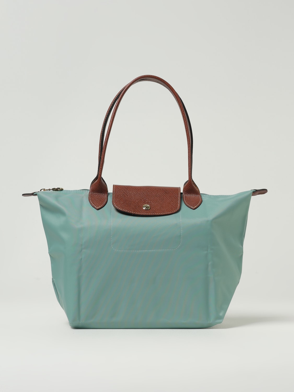 LONGCHAMP SAC PORTÉ ÉPAULE: Sac porté épaule femme Longchamp, Menthe - Img 1